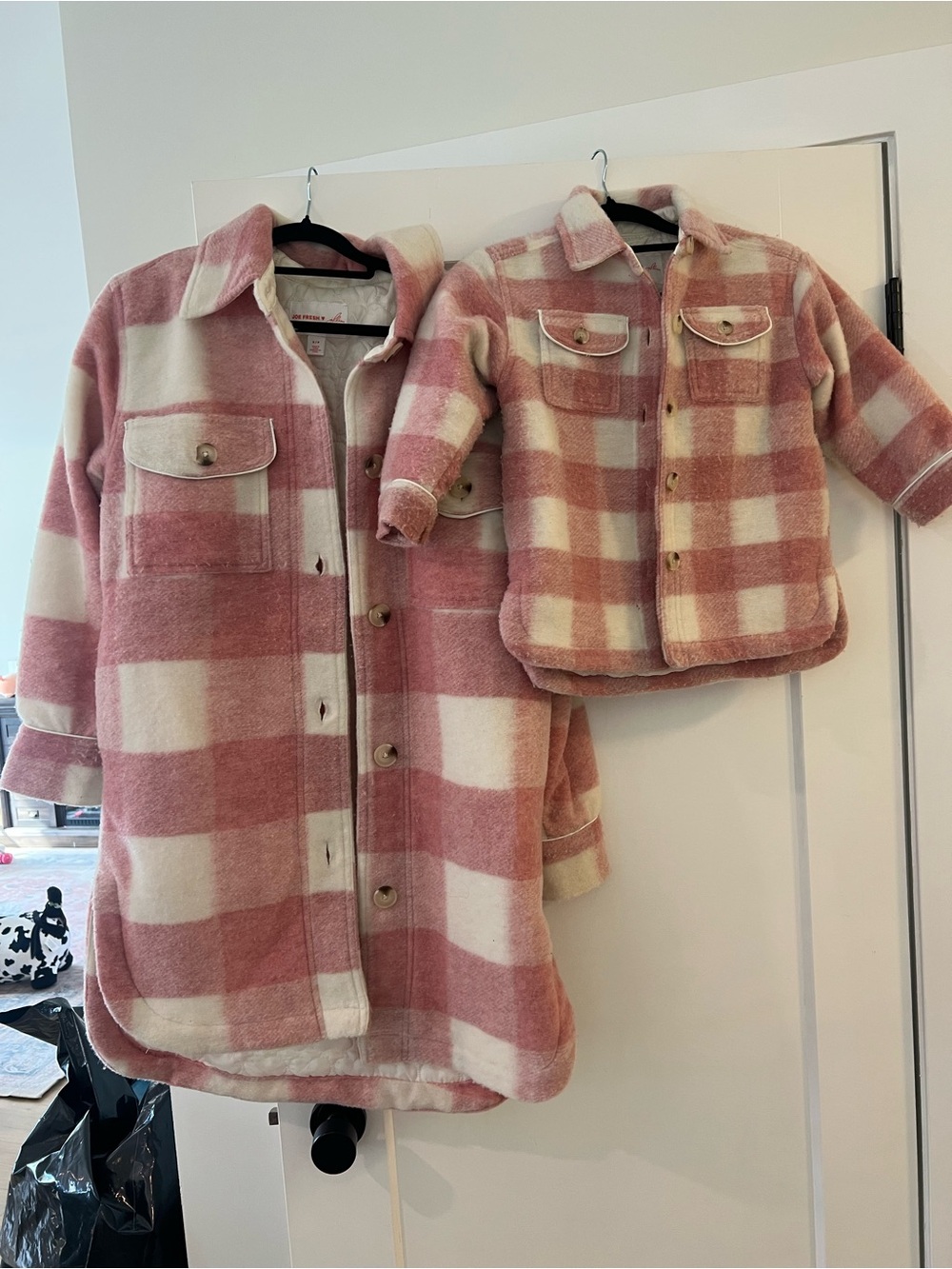 Joe Fresh X Jillian Harris mommy and me shackets